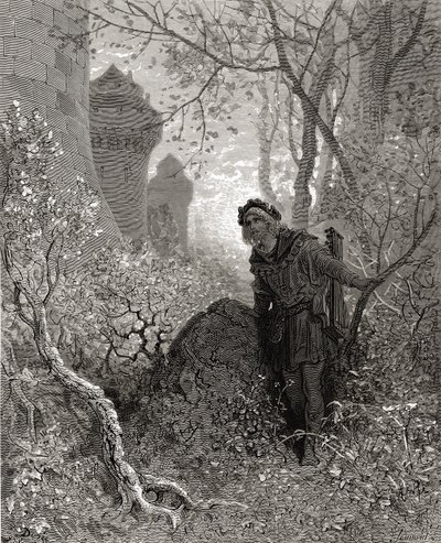 Blondel Hears the Voice of Richard the Lionheart, Illustration from 